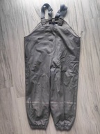 PROTECH spodnie gumowe przeciwdeszczowe szare nieprzemakalne 98-104 cm