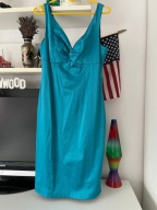 S STAR MORSKA ZIELEŃ SATYNA rarytas party wesele