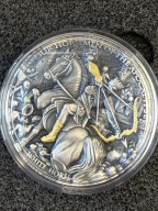 2018 Niue Island 5$ Four Horseman of the Apocalypse White Horse 2 oz