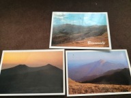 Bieszczady - karta pocztowa x3