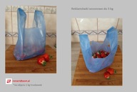 Reklamówka niebieska 25/45cm 13µm 100szt.