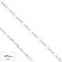 Lap2875 Łańcuszek stal figaro 0.3/45cm