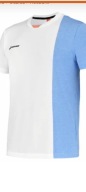 KOSZULKA TENISOWA BABOLAT PLAY CREW NECK TEE MEN WHITE/BLITHE BLUE L