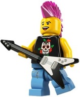 Lego Minifigures 8804 Seria 4 - Punk Rocker nr 4 - nieotwarta saszetka