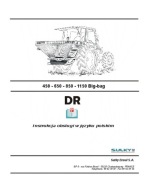 Sulky DR (450, 650, 850, 1150 Big-bag) - instrukcja obsługi rozsiewacza