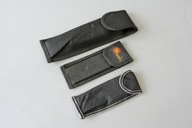 POCHWY DO NOŻY SKŁADANYCH (1) CZARNE 1 DUŻA, 2 ŚREDNIE ZESTAW 3 SZT.