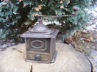 STARY MŁYNEK METALOWY.