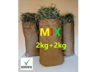 4kg MIX siano sianko dla królików i gryzoni , dwa rodzaje polne i łąkowe