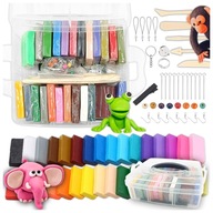 MODELINA MASA GLINA PLASTYCZNA TERMOUTWARDZALNA ZESTAW 26 KOLORÓW GLINKA