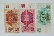 155 - ŁOTWA - zestaw RUBLI 1992