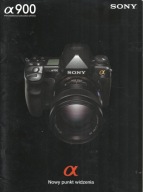 Katalog Prospekt Sony Alpha 900 32 strony PL