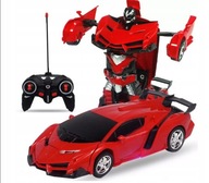 ROBOT AUTO 2W1 ZDALNIE STEROWANY SKŁADANY SAMOCHÓD ZABAWKA+PILOT DLA DZIECI