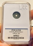 5 groszy 1939 Generalne Gubernatorstwo GCN MS 63