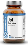 Jod (jodek potasu 150µg) 60 vege kapsułek Clean Label Pharmovit