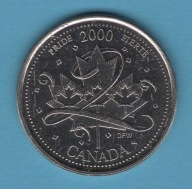 (2KA56) Kanada 25 centów, 2000
