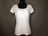 C8 NOWA _ Bluzka koszulka H&M MAMA do karmenia biala tshirt 38 M