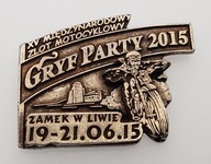 Znaczek, odznaka, blacha zlotowa, motocyklowa No.2266