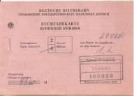 BILET KOLEJOWY -BERLIN -KRAKÓW -1980 rok DEUTSCHE REICHSBAHN