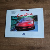 Hyundai Lantra j.Polski prospekt folder katalog broszura