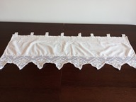 ZAZDROSKA - FIRANKA - LEN / BAWEŁNA 110 / 45 cm.