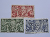 Polska - 7 rocznica Manifestu lipcowego - Fi. 563-65 kasowane