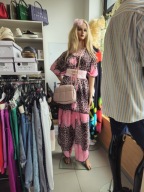 Komplet damski panterka różowa, M/L/XL Italy !!!