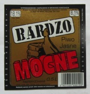 ETYKIETA PIWO JASNE BARDZO MOCNE BROWAR KONSTANCIN