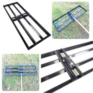 NIWELATOR TERENU RĘCZNY RÓWNIARKA GRABIE DO OGRODU TRAWNIKA 120cm METALOWY