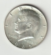USA 1/2 dolara 1965 Kennedy srebro ladny stan
