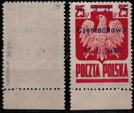 CZĘSTOCHOWA 349 BŁĄD B14 Gwarancja i opis bez podlepki MNH **