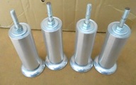Nóżka/stopka meblowa metalowa aluminium wys. 13 cm