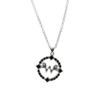 Naszyjnik wisiorek wednesday addams W środa srebrny prezent