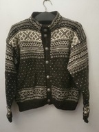 NORWESKI SWETER R.M\L SWETR CARDIGAN WEŁNIANY ORYG