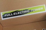NAKLEJKA - FULL ELECTRIC POWER - KOLEKCJA - MOTOR - AUTO - ROWER