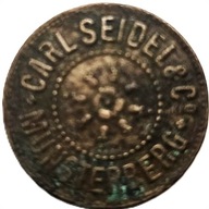 Żeton 30 pfenig zakładów Carl Seidel & Co z Münsterberga (obecnie Ziębice)