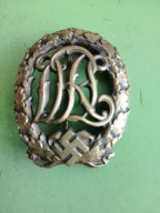 NIEMIECKA ODZNAKA SPORTOWA DRL BRĄZOWA