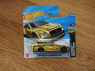 Samochód model kolekcjonerski Bentley Continental GT3 2018 złoty