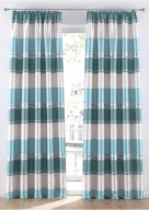 21497 ZASŁONY ŻAKARDOWE WZÓR MARA taśma KOMPLET 2 SZT 140 X 225