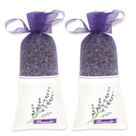 2X WORECZEK Z LAWENDĄ LAWENDOWY SUSZ NATURALNY ZAPACH DO SZAFY AUTA PREZENT