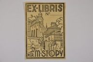 EXLIBRIS EKSLIBRIS MGR. M-STOPY CIEKAWY ZOBACZ!