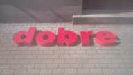 Szyld podświetlany DOBRE litery przestrzenne