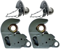 Hak do wspawania SM-D z kulą 56x28 mm do TUZ podnośnika Kat. 2