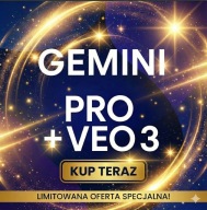 Google AI Pro 2 TB Google One, AI Veo 3, Gemini, Flow, 1 miesiąc