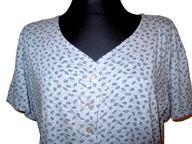 Koszula nocna KRÓRTKI rękaw 100% BAWEŁNA r. XL