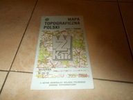 Włodawa Wojskowa mapa topograficzna