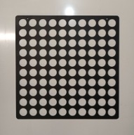 Prostokąt Kapslownica na kapsle 37x37cm 100 otw