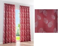 11493 ZASŁONA ŻAKARDOWA JEŻYNOWA WZÓR LIŚCIE taśma 1 SZT. 145 X 175 cm