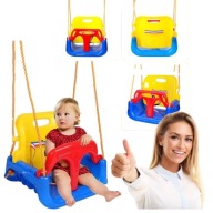 HUŚTAWKA OGRODOWA DLA DZIECI DO DOMU OGRODU NA LINACH 30KG 3W1 BEZPIECZNA