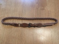 PASEK / SZNURKOWY / BRĄZOWY