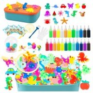 WODNY ŻEL MAGICZNA ZABAWA DIY DINOZAURY ZWIERZĘTA JAJKA